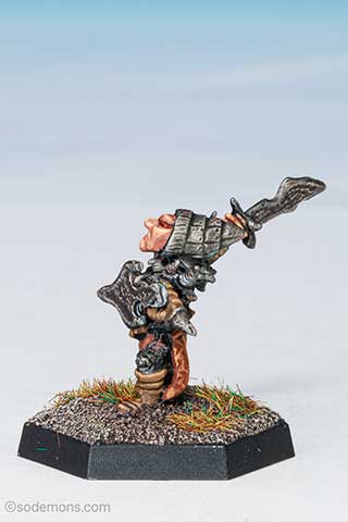 ARE13 Tunnel Elf Attacking with Sword