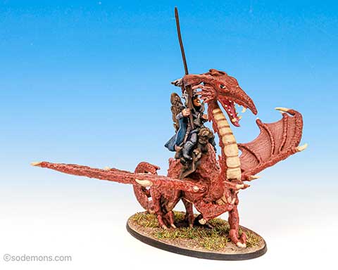 ARL 1 Elvin Dragon Master with Lance / Drag1 Large Dragon