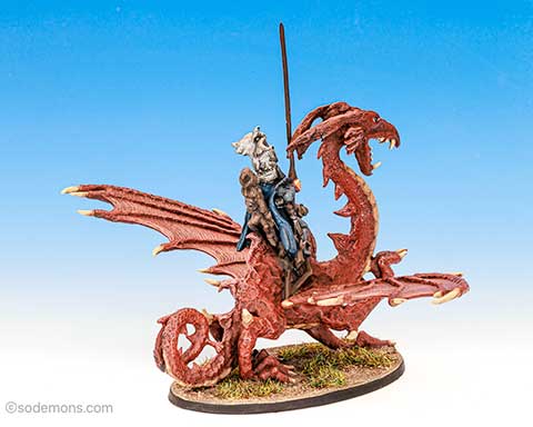 ARL 1 Elvin Dragon Master with Lance / Drag1 Large Dragon