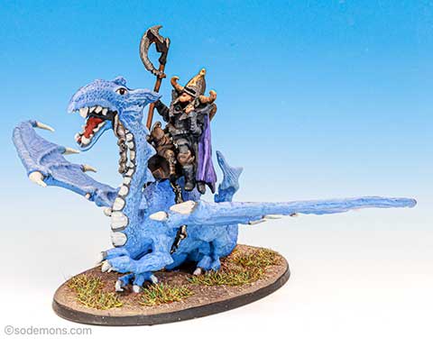 ARL2 Elvin Dragon Master with Axe / Drag2 Small Dragon