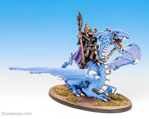 ARL2 Elvin Dragon Master with Axe / Drag2 Small Dragon