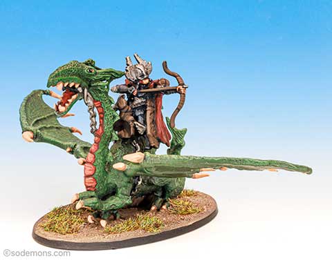 ARL3 Elvin Dragon Master with Bow / Drag2 Small Dragon