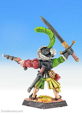 Averlander with Sword and Pistol
