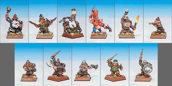 Dwarf Treasure Hunters Warband