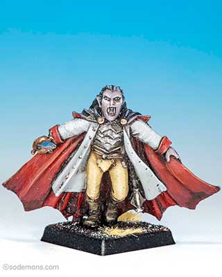 Vampire with Cloak Spread