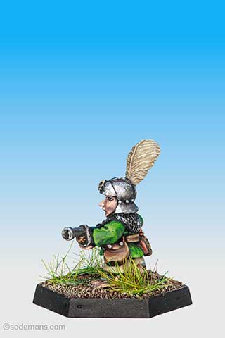 Halfling with Handgun