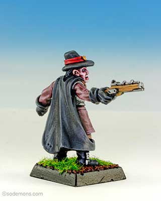 Witch Hunter firing Pistol