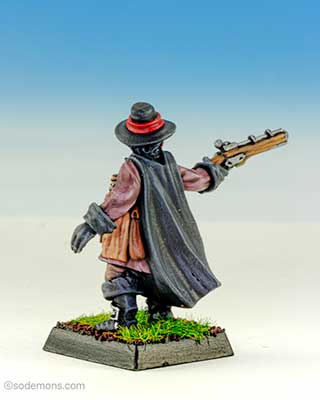 Witch Hunter firing Pistol