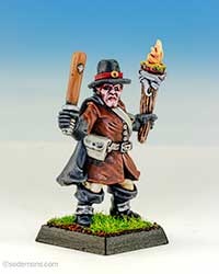 Witch Hunter with Truncheon and Torch
