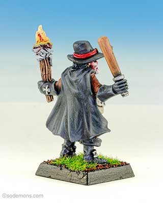 Witch Hunter with Truncheon and Torch