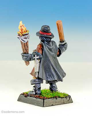 Witch Hunter with Truncheon and Torch