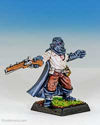 Hooded Witch Hunter with Pistol