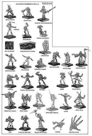 January 1988 Flyer - Night Horrors