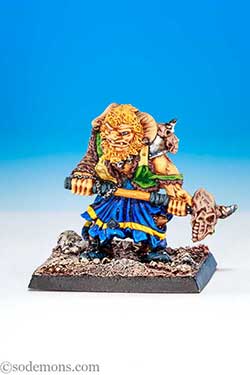 Ogre Warrior Priest<br> / Shaman with Skull-Headed Mace