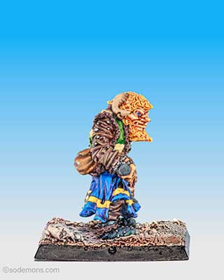 Ogre Warrior Priest / Shaman with Skull-Headed Mace
