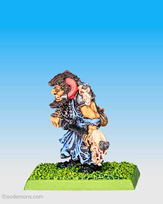 Ogre Warrior Priest / Shaman with Skull-Headed Mace