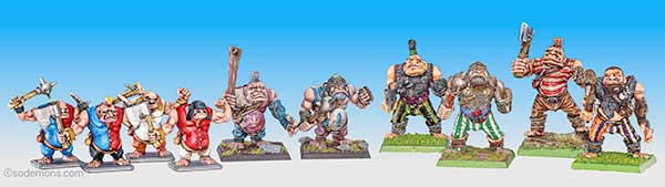Heroquest Ogres & Marauder Giant Ogres