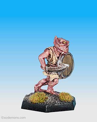 FTO2 Orc attacking with Sword and Shield