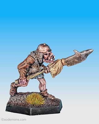 FTO8 Orc charging with Polearm