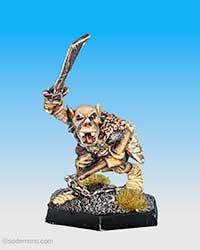 FTO11 Orc Chief with Sword and Flail