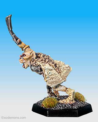 FTO11 Orc Chief with Sword and Flail