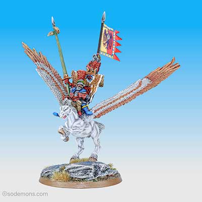 MB15 Imperial Hero Riding a Pegasus