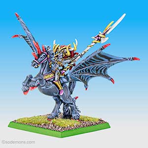 Morathi on Dark Pegasus