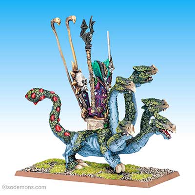Unreleased Dark Elf Sorceror & Hydra