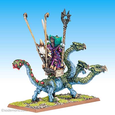 Unreleased Dark Elf Sorceror & Hydra