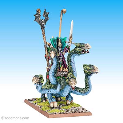 Unreleased Dark Elf Sorceror & Hydra