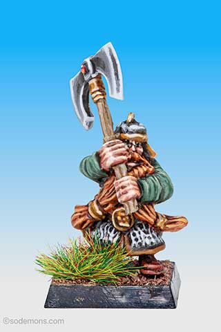 Dwarf Warrior with Axe A