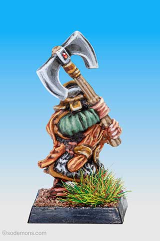 Dwarf Warrior with Axe A