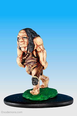 FF46 Caveman with Stone Axe and Spear