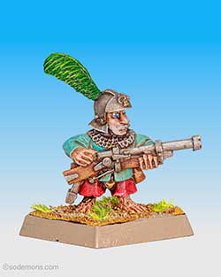 Halfling with Handgun