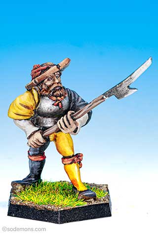 Fighter with Polearm