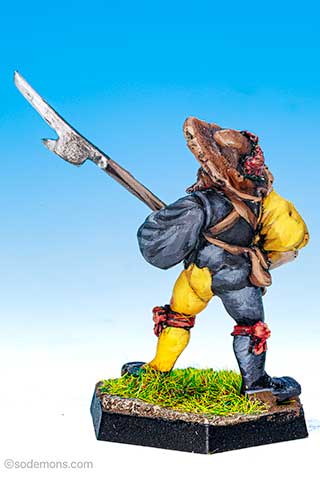 Fighter with Polearm