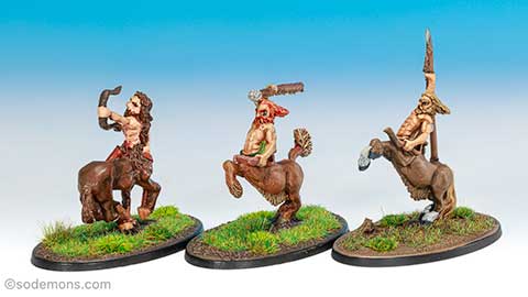 01-032 v1 Centaur Archer / 01-032 v2 & v3 Centaur with Spear