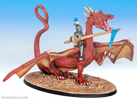 01-083 War Dragon with Knight