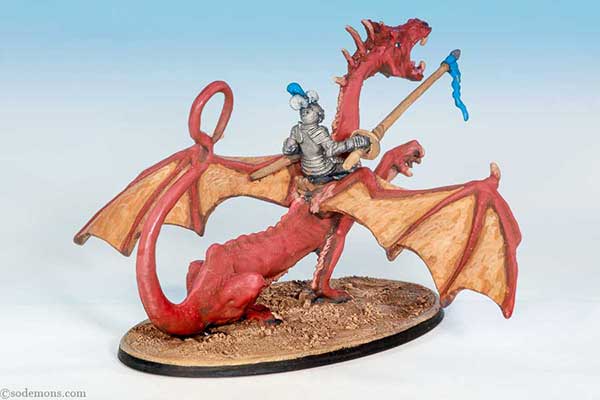 01-083 War Dragon with Knight