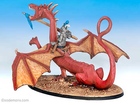 01-083 War Dragon with Knight