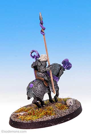 01-307 Staridrim, Drow Elf Lord mounted