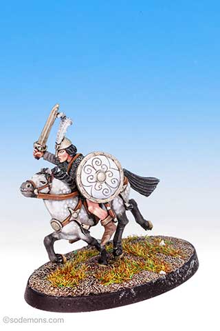 01-310 Fealor, Grey Elf Warrior mounted