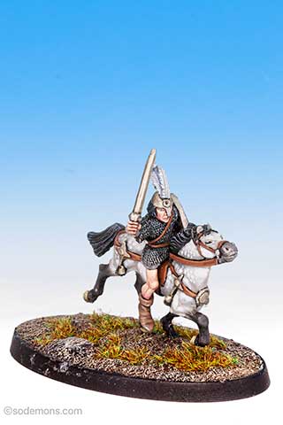01-310 Fealor, Grey Elf Warrior mounted