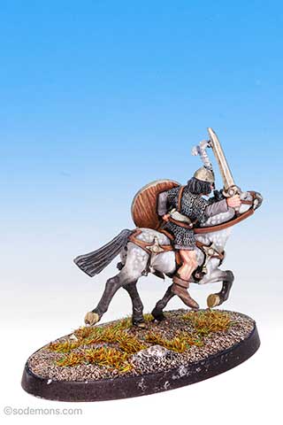 01-310 Fealor, Grey Elf Warrior mounted