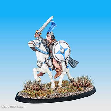 01-310 Fealor, Grey Elf Warrior mounted