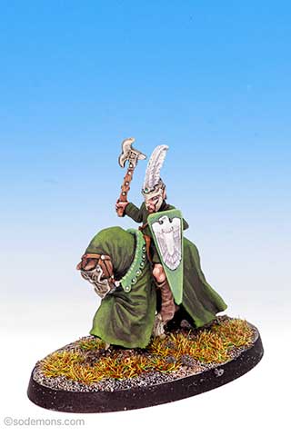 01-311 Dwyndolyn, Sylvan Elf Warrior mounted