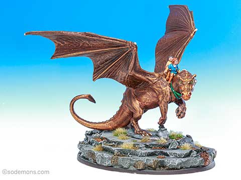 Ral Partha 01-501 Bronze Dragon of Pern