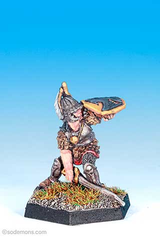 Knight parrying Blow