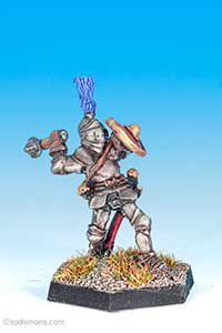 Knight battling with Mace