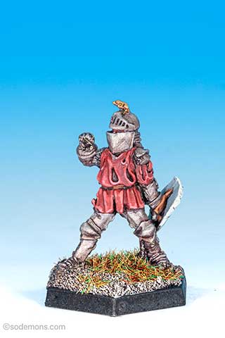 Disarmed Knight dodging Attack